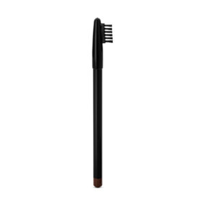 wood eyebrow pencil with brush comb